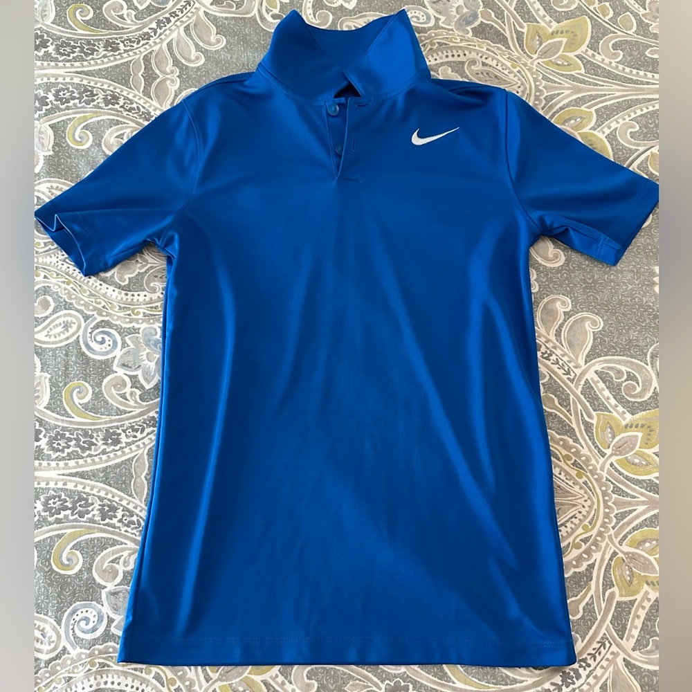Nike Golf Blue Dri-FIT Polo